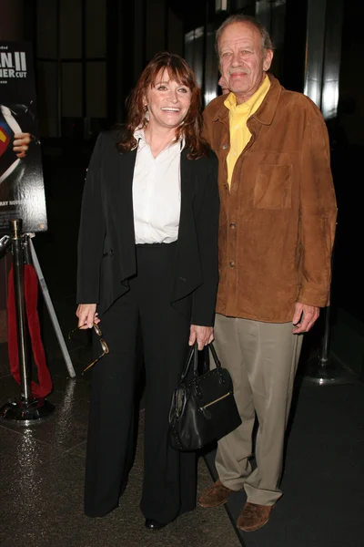 Margot Kidder and Tom Mankiewicz — Stock Photo, Image