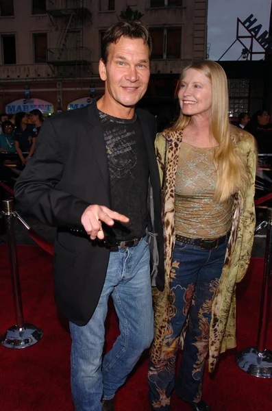 Patrick swayze und lisa niemi — Stockfoto