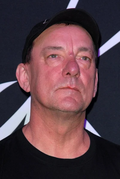 Neil Peart at the RUSH Induction Into Guitar Center's RockWalk, Guitar Center, Los Angeles, CA 11-20-12 — Stock Photo, Image