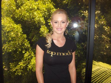 Katie lohmann tezgah daha sıcak Dünya Kupası 2006 ticaret kartları, imza oturum. Bel yaş hotel, los angeles, ca. 06-22-06