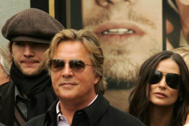 Ashton Kutcher, Demi Moore, Don Johnson