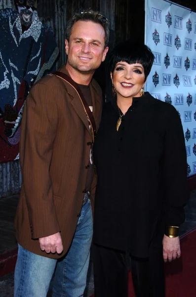 Sam harris und liza minnelli — Stockfoto