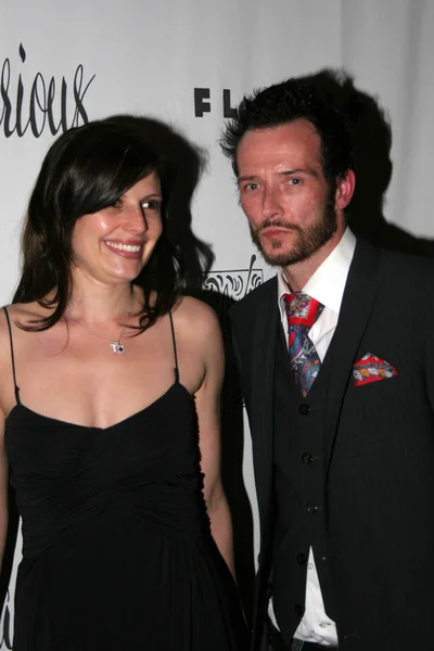 Scott Weiland and his wife Mary — Stock Photo, Image