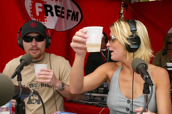 Frosty, heidi en openhartige uitzending live vanuit san diego — Stockfoto