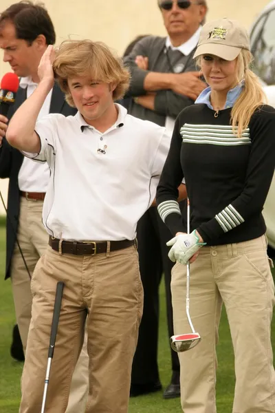 Haley Joel Osment  and Heather Locklear — Stock Photo, Image