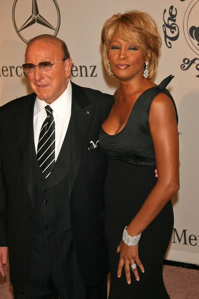 Clive Davis et Whitney Houston — Photo