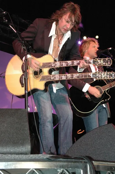 Richie Sambora and Jon Bon Jovi — Stock Photo, Image