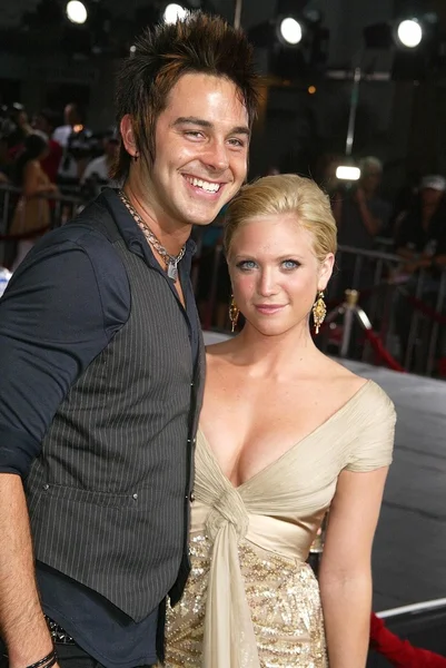 Brittany snow ve arkadaş — Stok fotoğraf