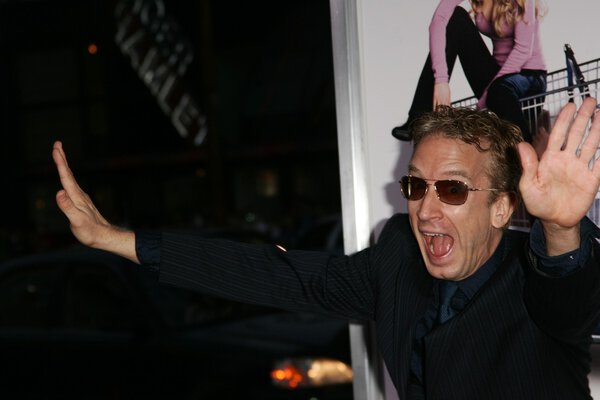 Andy at the premiere
