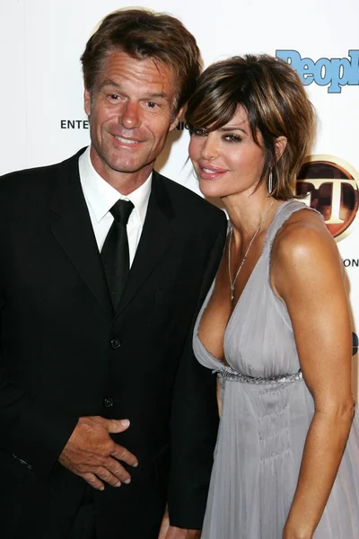 Harry hamlin i lisa rinna — Zdjęcie stockowe