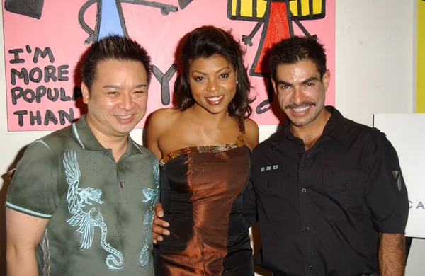 Rex lee, taraji henson en ricardo manzo — Stockfoto