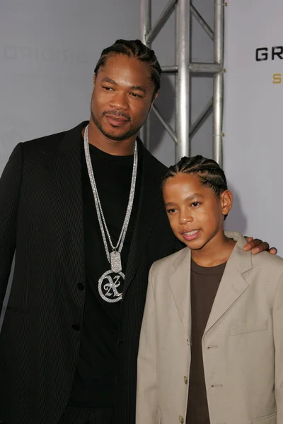 Xzibit e filho Tremaine — Fotografia de Stock