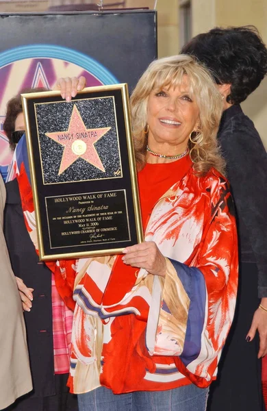 Nancy Sinatra Hollywood Ceremonia del Paseo de la Fama — Foto de Stock