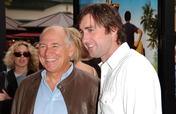 Jimmy Buffett and Luke Wilson — Stock Photo, Image