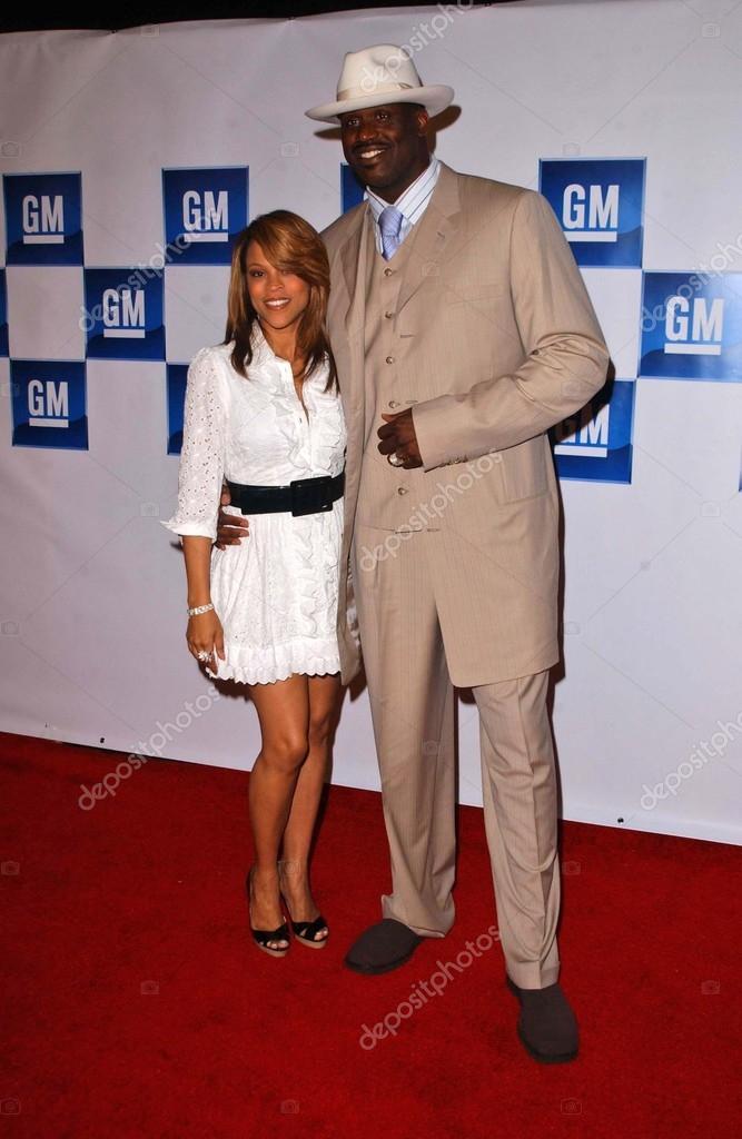 Shaquille O'Neal and wife Shaunie Stock Editorial Photo © s_bukley