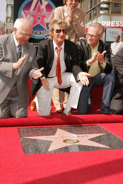 Cerimônia da Calçada da Fama de Rod Stewart Hollywood — Fotografia de Stock