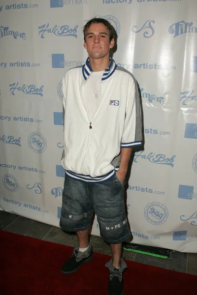 Aaron Carter no 944 Magazine La Fashion Week Kick Off Event e Fashion Show, Element, Hollywood, CA 10-13-05 — Fotografia de Stock