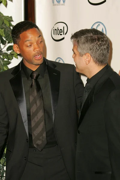 Will Smith e George Clooney — Fotografia de Stock