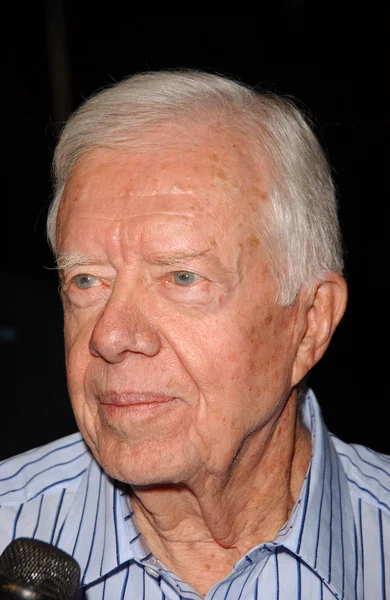 Presidente Jimmy Carter Firma del libro — Foto Stock