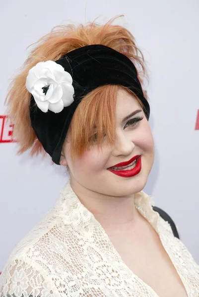 Kelly osbourne auf playstations bandtogether, präsentiert von sony computer entertainment america, um den lebensraum für die menschen zu verbessern. smashbox studios, culver city, ca. 05.10.12 — Stockfoto