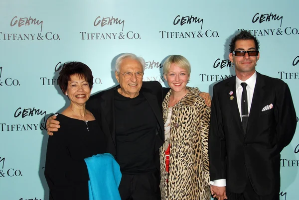 Tiffany ve co frank gehry premiere koleksiyonu başlatılmasına yardımcı — Stok fotoğraf