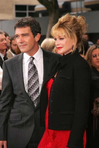 Antonio Banderas, Melanie Griffith — Zdjęcie stockowe