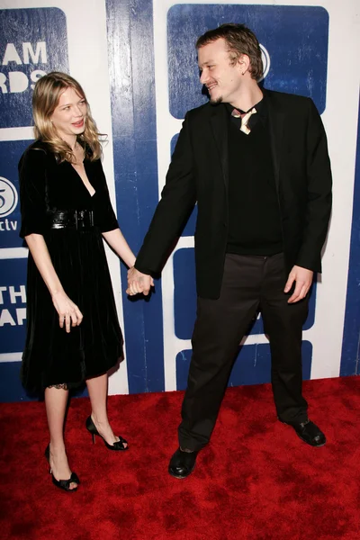 Michelle Williams dan Heath Ledger — Stok Foto