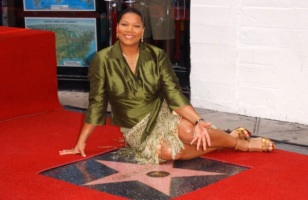 Cerimônia do Passeio da Fama da Rainha Latifah Hollywood — Fotografia de Stock