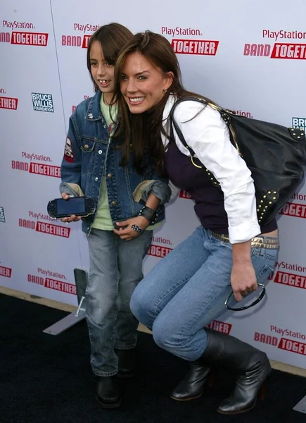 Krista Allen e il figlio Jacob — Foto Stock