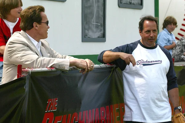 Arnold Schwarzenegger, Jon Lovitz — Foto Stock