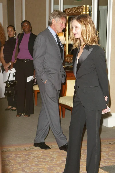 Harrison Ford and Calista Flockhart — Stock Photo, Image