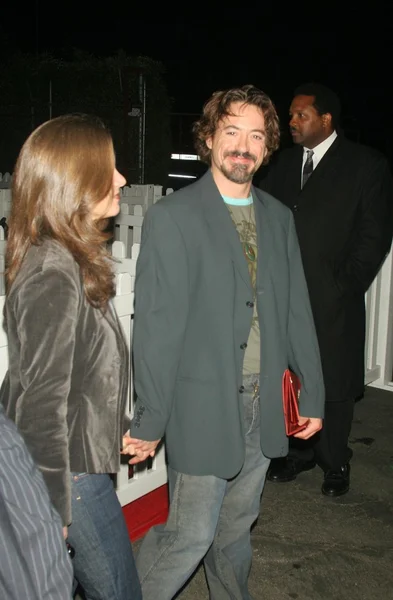 Robert Downey Jr. and Susan Levin — Stock Photo, Image