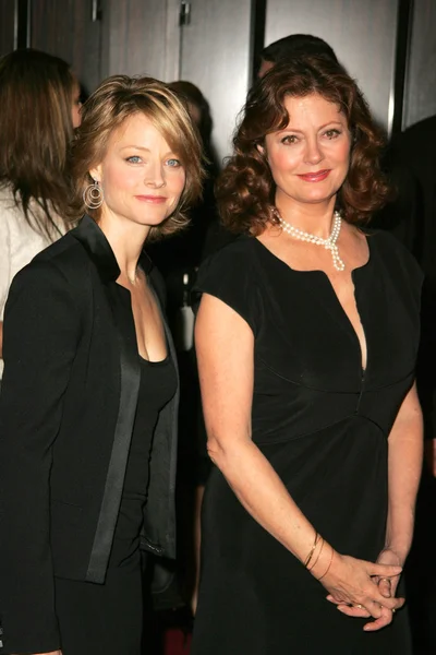 Jodie Foster and Susan Sarandon — Stock Photo, Image