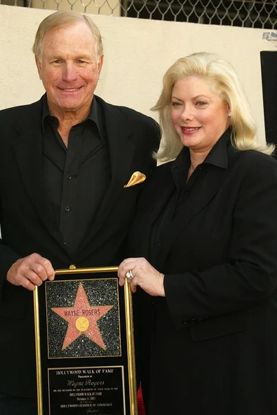 ウェイン ・ ロジャースと妻エイミー — ストック写真