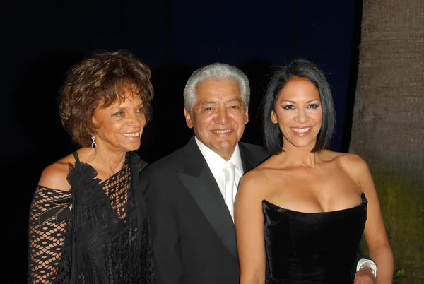 Sheila E. and her parents — Stock Photo, Image