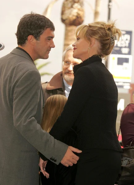 Antonio Banderas, Melanie Griffith — Stockfoto