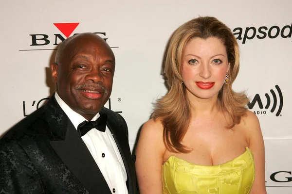 Willie Brown and friend — Stock Photo, Image