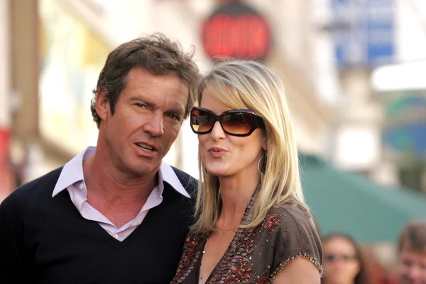 Dennis Quaid Ceremonia del Paseo de la Fama —  Fotos de Stock