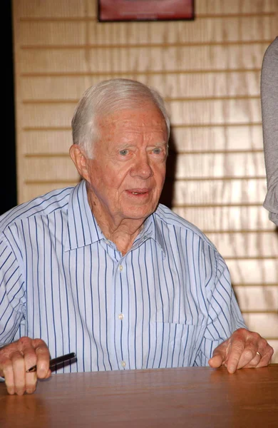 Président Jimmy Carter Signature du livre — Photo
