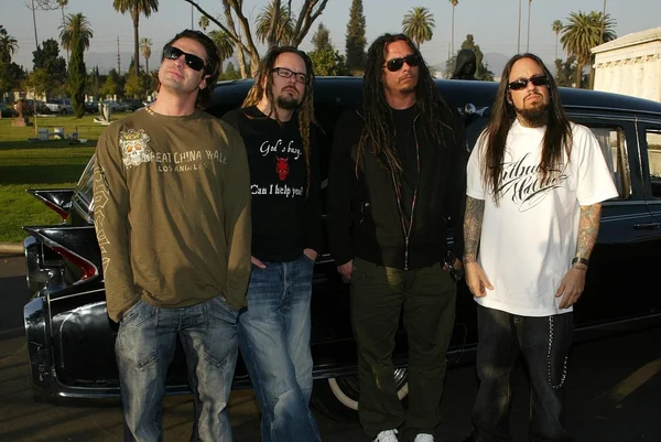 Korn Press Conference — Stock Photo, Image