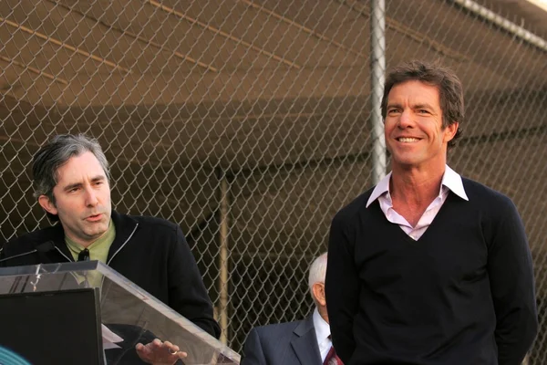 Dennis Quaid Cerimonia della Passeggiata della Fama — Foto Stock