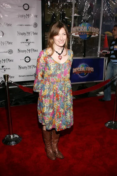 Kelly macdonald på amerikanska premiären av nanny mcphee. Universal studios biografer, universal city, ca. 01 / 14 / 06 — Stockfoto