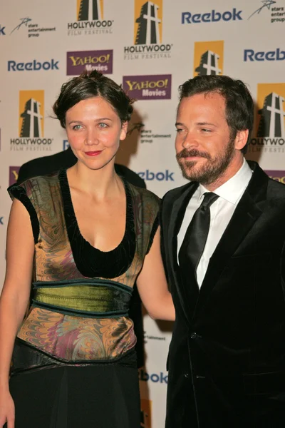 Maggie gyllenhaal i peter sarsgaard — Zdjęcie stockowe