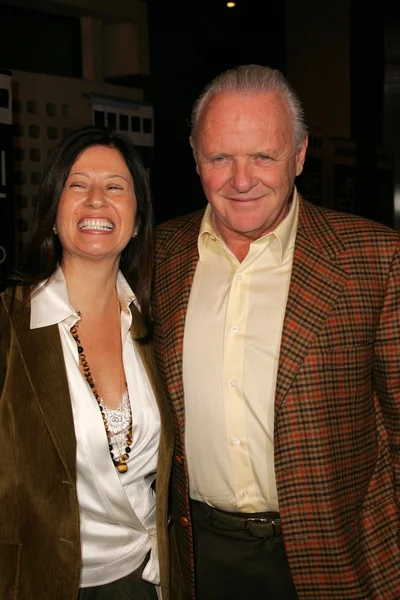 Stella arroyave i anthony hopkins — Zdjęcie stockowe