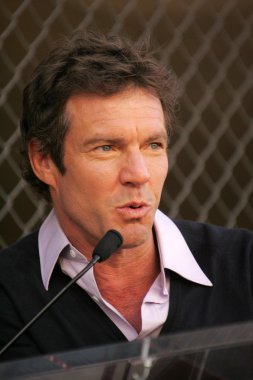 Dennis quaid walk of fame töreni