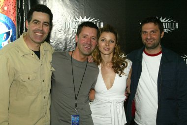 adam carolla ve adam carolla radyo programında konukları karşılamak ve selamlıyorum. Hayalet bar, palms hotel, las vegas, nv. 03-09-06