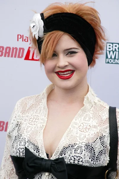 Kelly osbourne på PlayStation bandtogether, presenterades av sony computer entertainment america till förmån för habitat for humanity. Smashbox studios, culver city, ca. 12-10-05 — Stockfoto