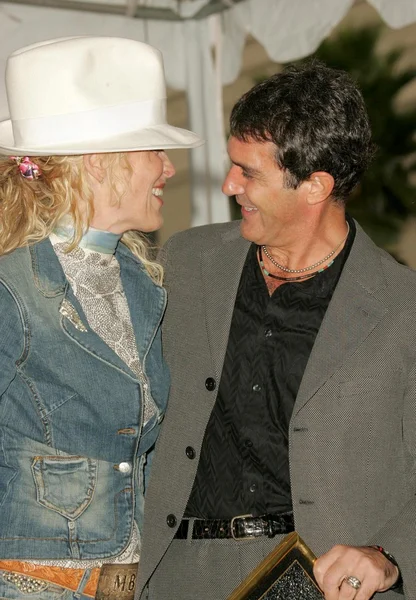 Sharon Stone e Antonio Banderas — Fotografia de Stock