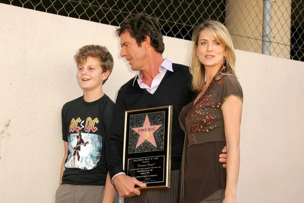 Dennis Quaid Ceremonia del Paseo de la Fama —  Fotos de Stock