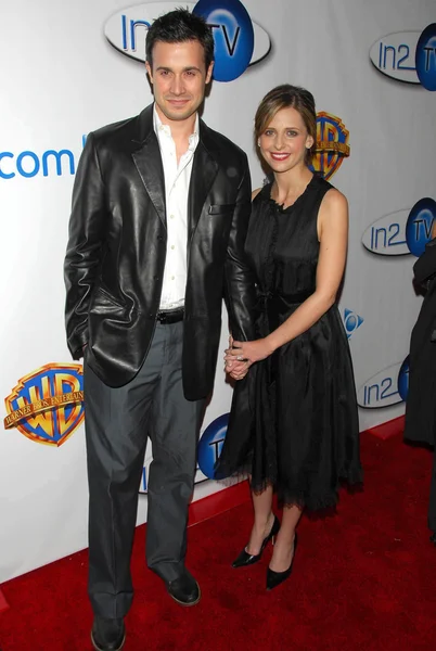 Freddie prinze jr. och sarah michelle gellar — Stockfoto